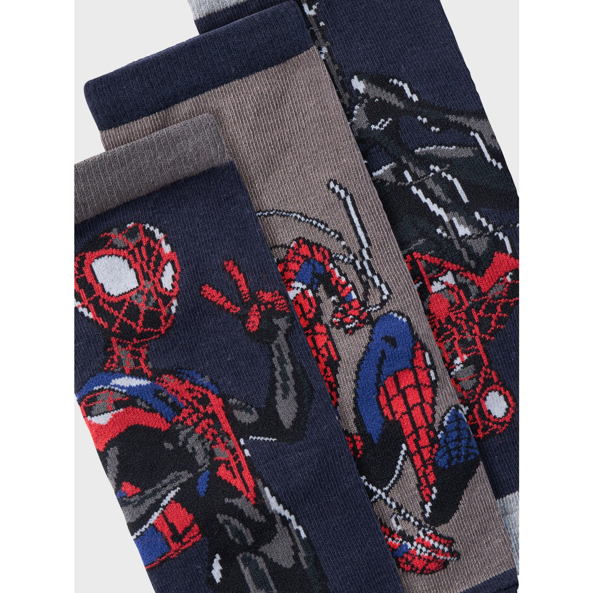 Name It Dark Sapphire Nobrian Spiderman 3-pak Strømper