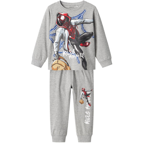 Name It Grey Melange Nos Spiderman Pyjamas