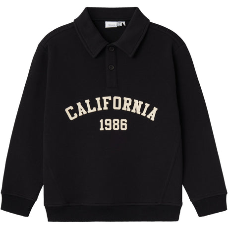 Name It Black Rolgris Regular Sweatshirt