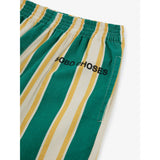 Bobo Choses Dark Green Stripes Straight Bukser