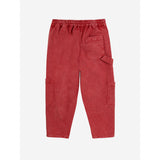 Bobo Choses Burgundy Red Baggy Sweatpants