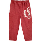 Bobo Choses Burgundy Red Baggy Sweatpants