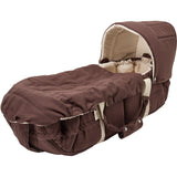 COPENHAGEN COLORS Babylift og Legetæppe Dark Brown w. Cream Solid Stripe