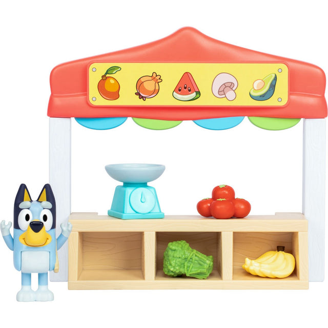 Bluey Farmers market playset