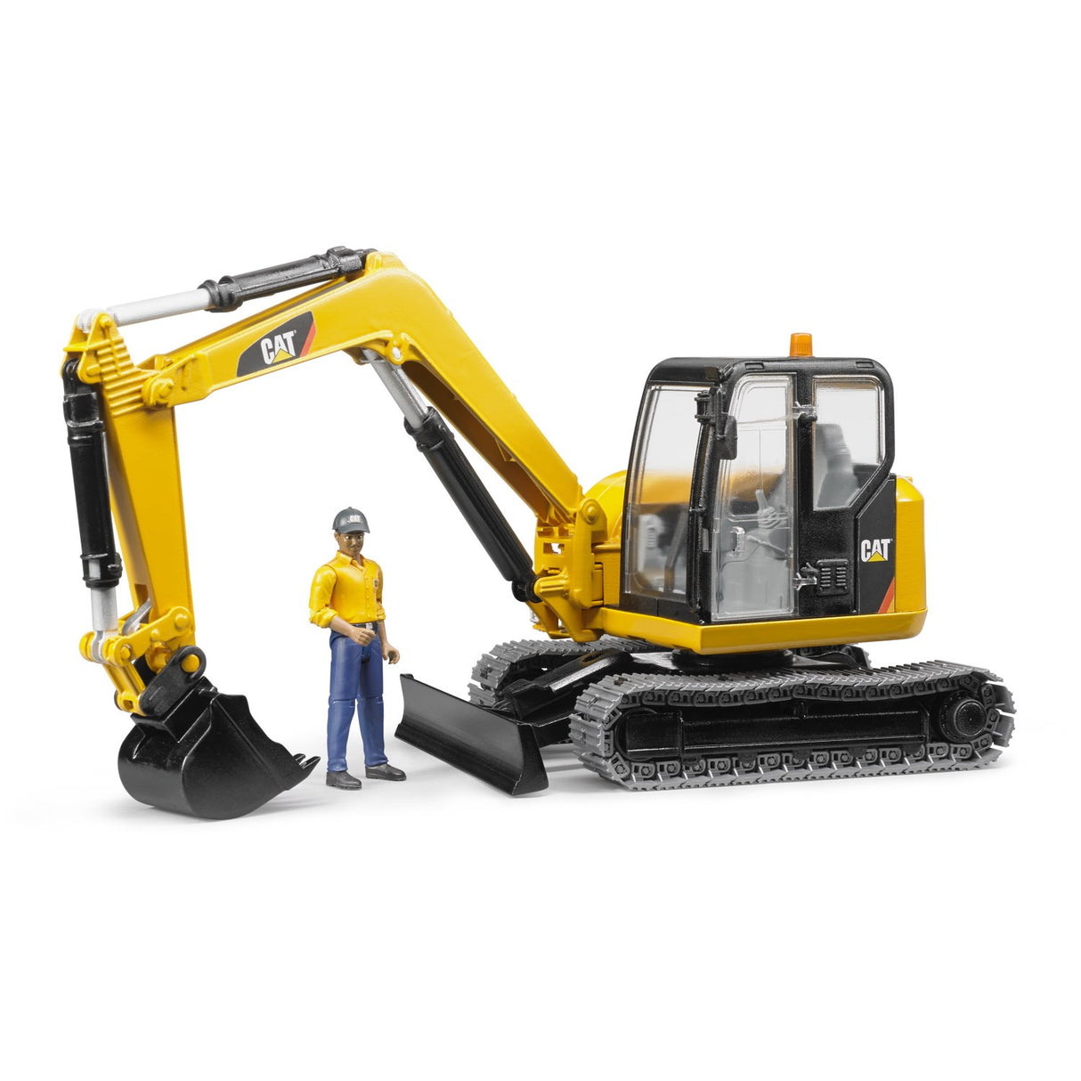 Bruder Cat Mini excavator with worker