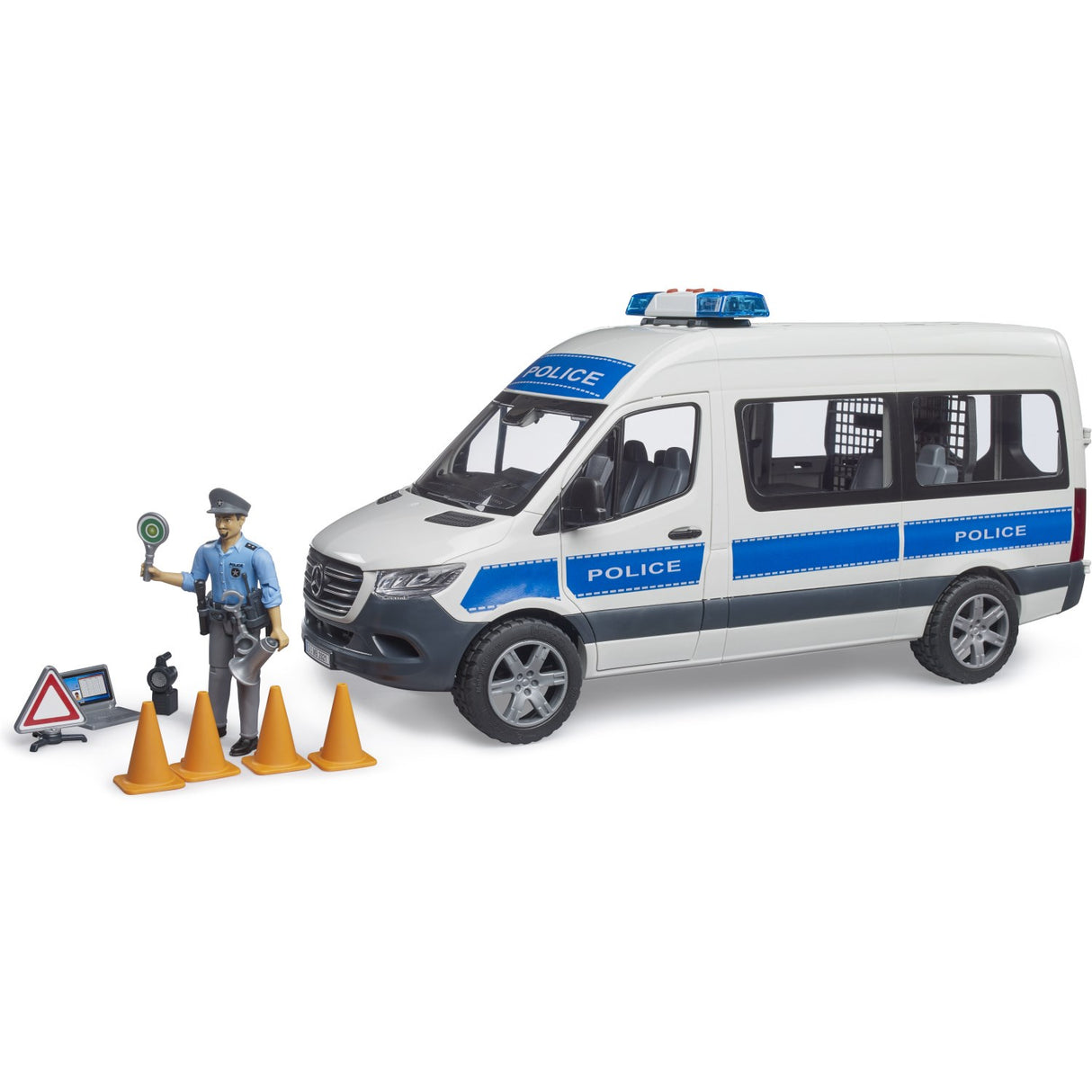 Bruder MB Sprinter Police vehicle with policeman