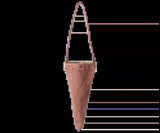 Maileg Kræmmerhus ornament, ternet - rød