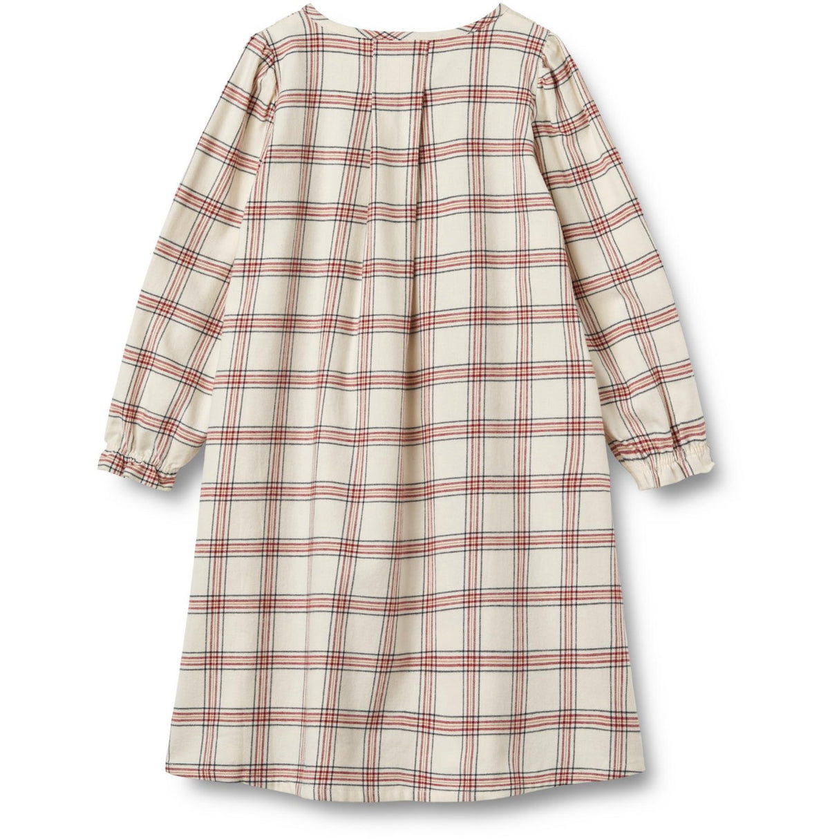 Wheat Eggshell Check Nightgown Gudrun