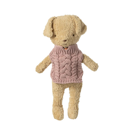 Maileg Puppy Supply, Sweater - Mørk rosa