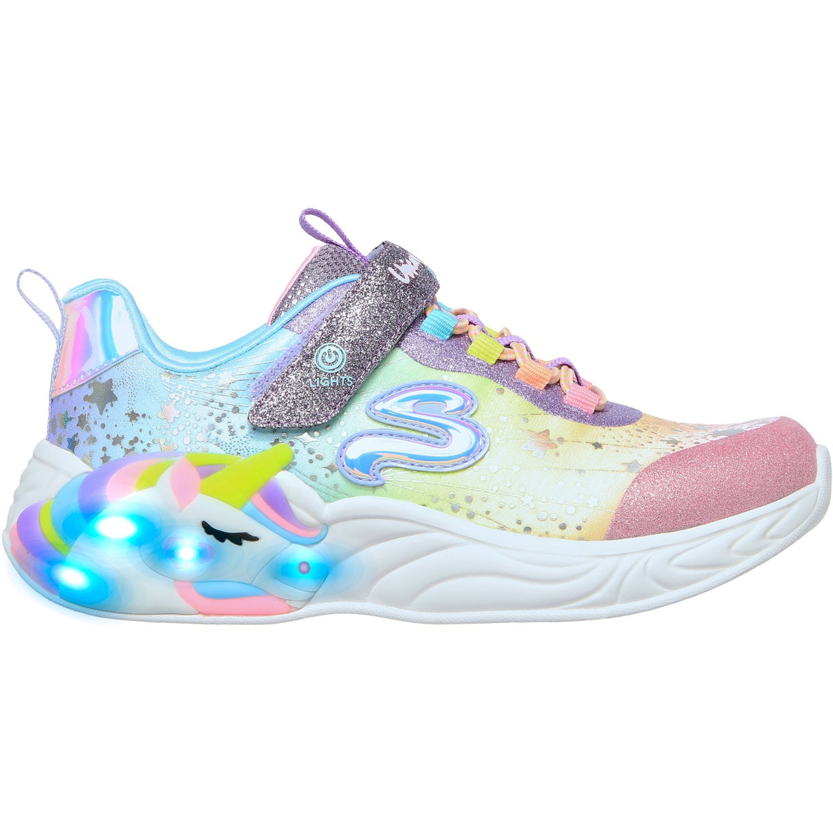 Skechers Purple S-Lights Unicorn Dreams