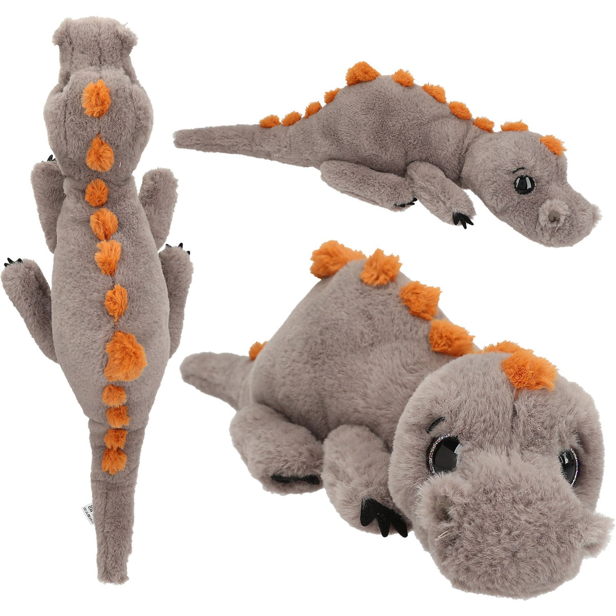 Dino World Drageplys 50 cm Grå/Brun