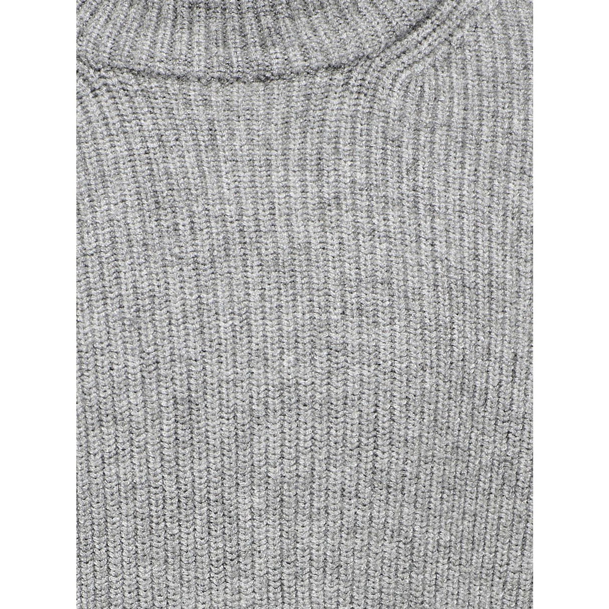 kids ONLY Medium Grey Melange Anne Fold Up Pullover Strik