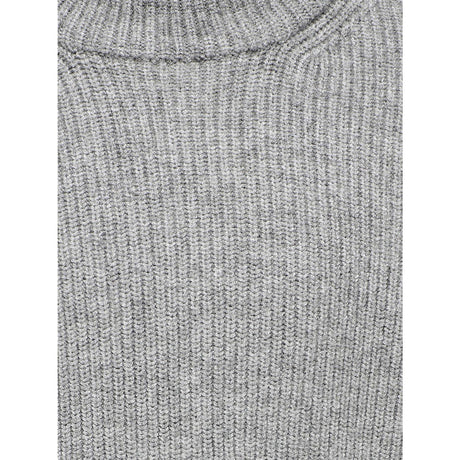 kids ONLY Medium Grey Melange Anne Fold Up Pullover Strik