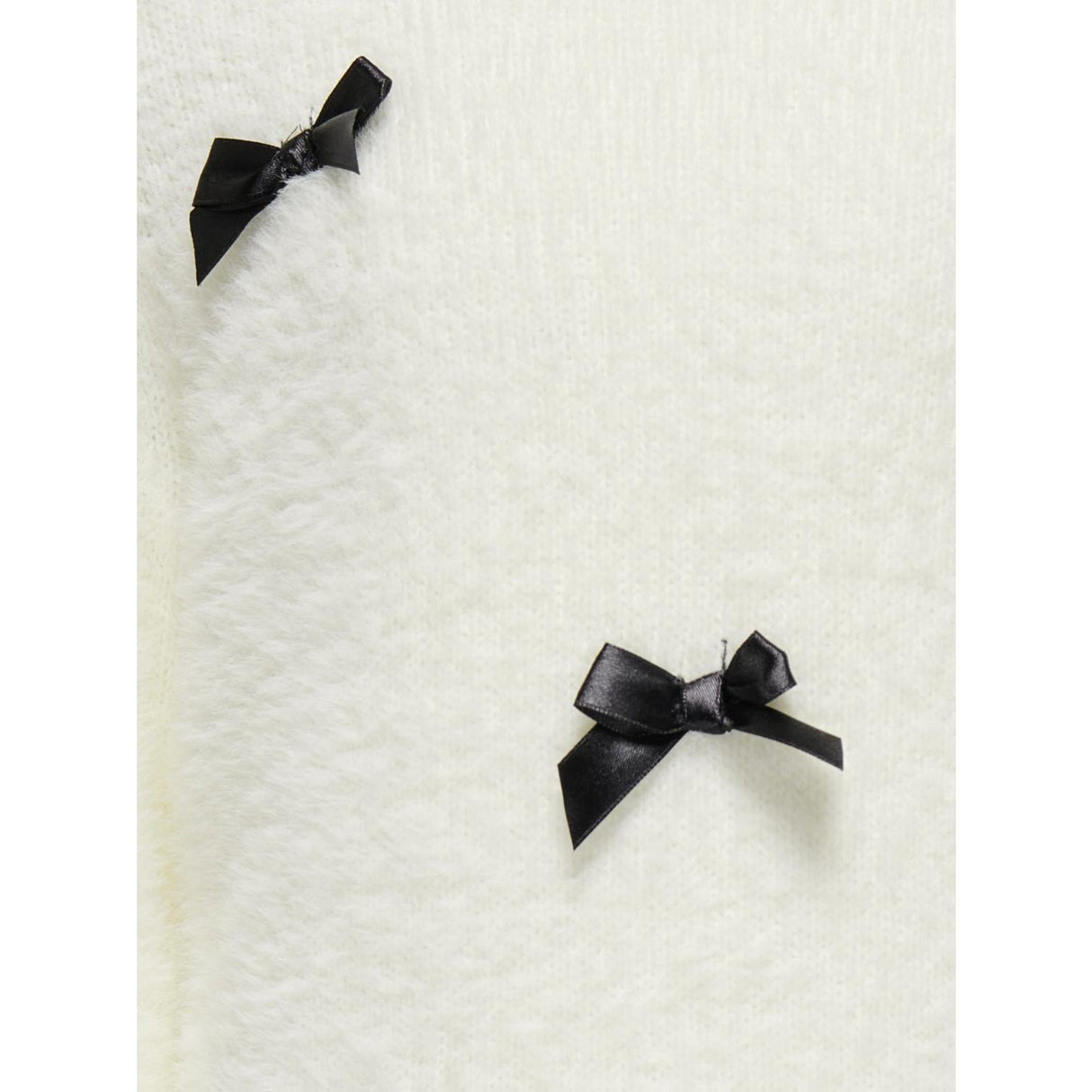 kids ONLY Cloud Dancer Black Bows Piumo Bow Pullover Strik