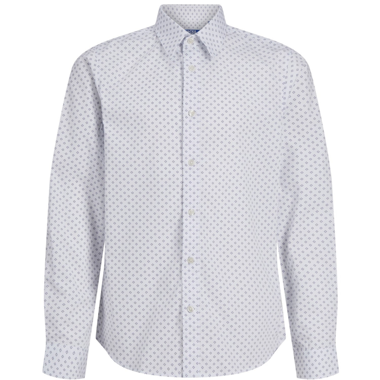 Jack & Jones Junior White Axel Print Skjorte