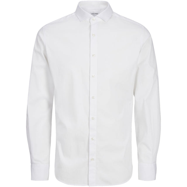 Jack & Jones Junior White Axel Stretch Skjorte Noos