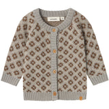 Lil'Atelier Mirage Gray Eroger Strik Cardigan