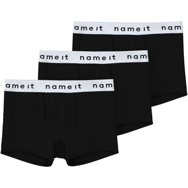 Name It Black Boxer 3-Pak Noos