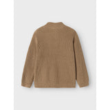 Name It Weathered Teak Safalle Strik Pullover