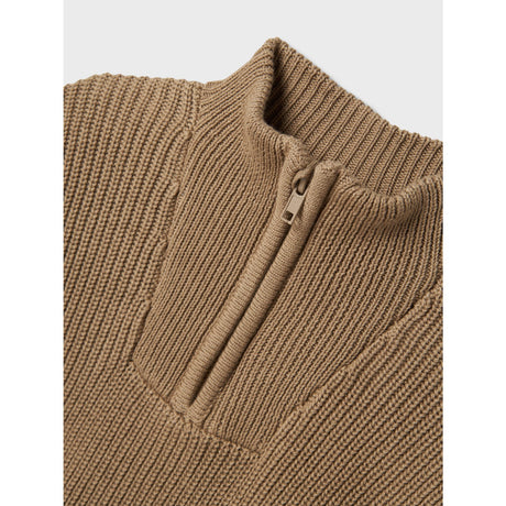 Name It Weathered Teak Safalle Strik Pullover