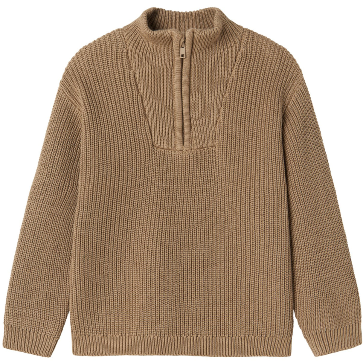 Name It Weathered Teak Safalle Strik Pullover