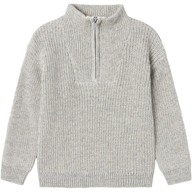 Name It Grey Melange Safalle Strik Pullover