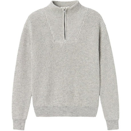 Name It Grey Melange Safalle Strik Pullover