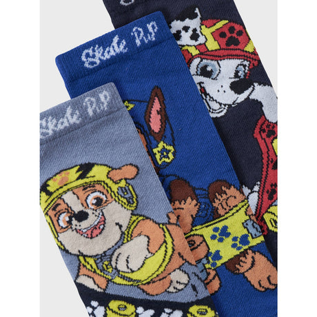 Name It Flint Stone Norwin Paw Patrol 3-Pak Strømper