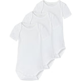 Name It Bright White Body 3-Pak Solid White 4 Noos