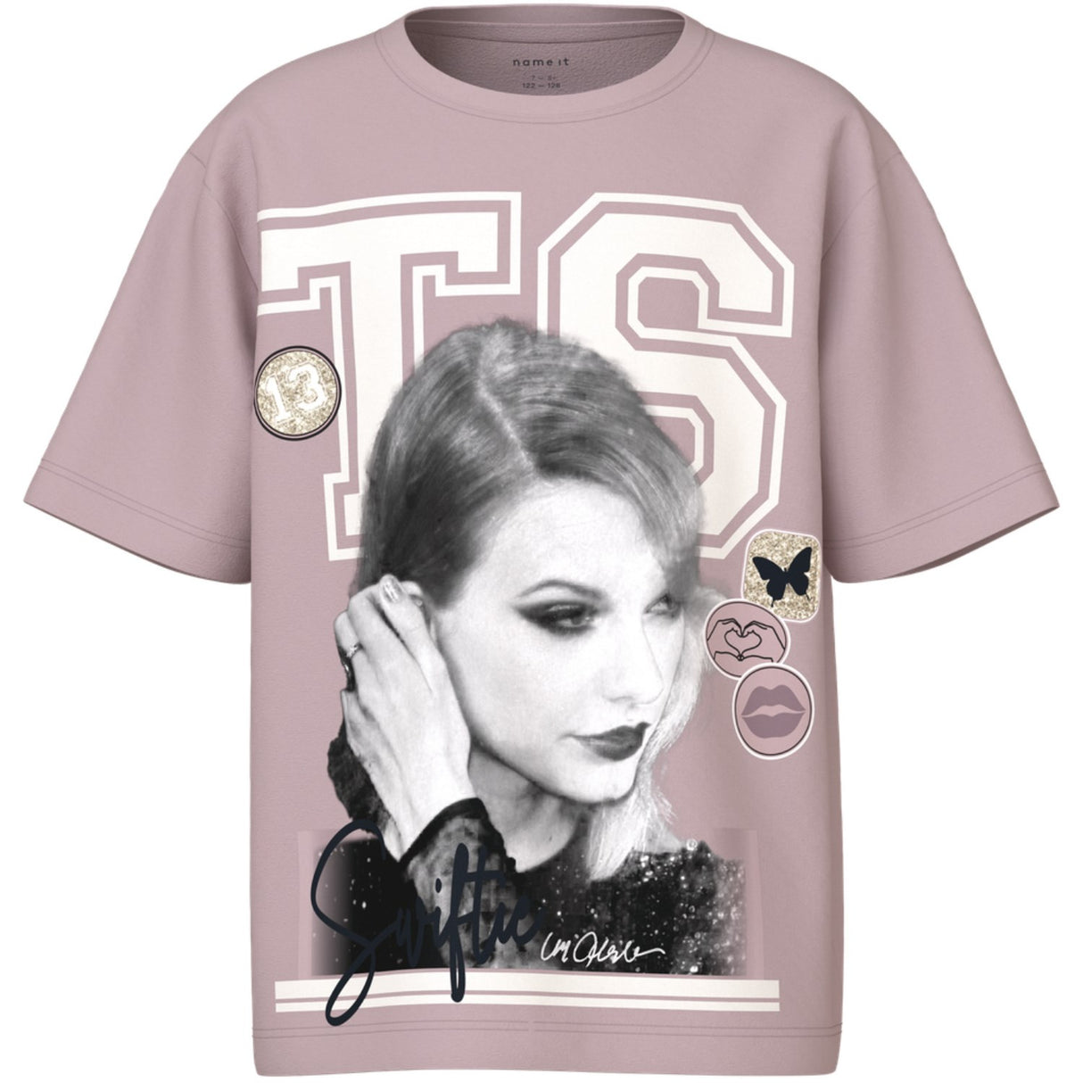 Name It Burnished Lilac Dusan Taylor Swift Regular T-Shirt Noos