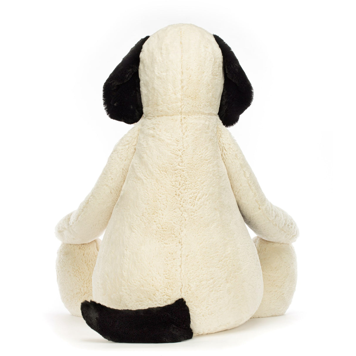 Jellycat Bashful Sort/Creme Hvalp 108 cm