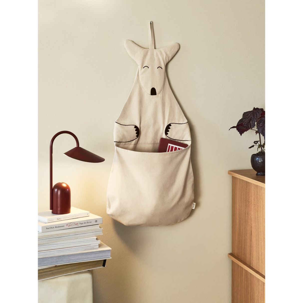 Ferm Living Undyed Kangaroo Wall Storage