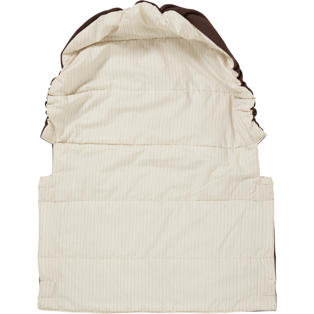 COPENHAGEN COLORS Brown With Cream Solid Stripe Organic Multifunctional Babylift Vol. 2