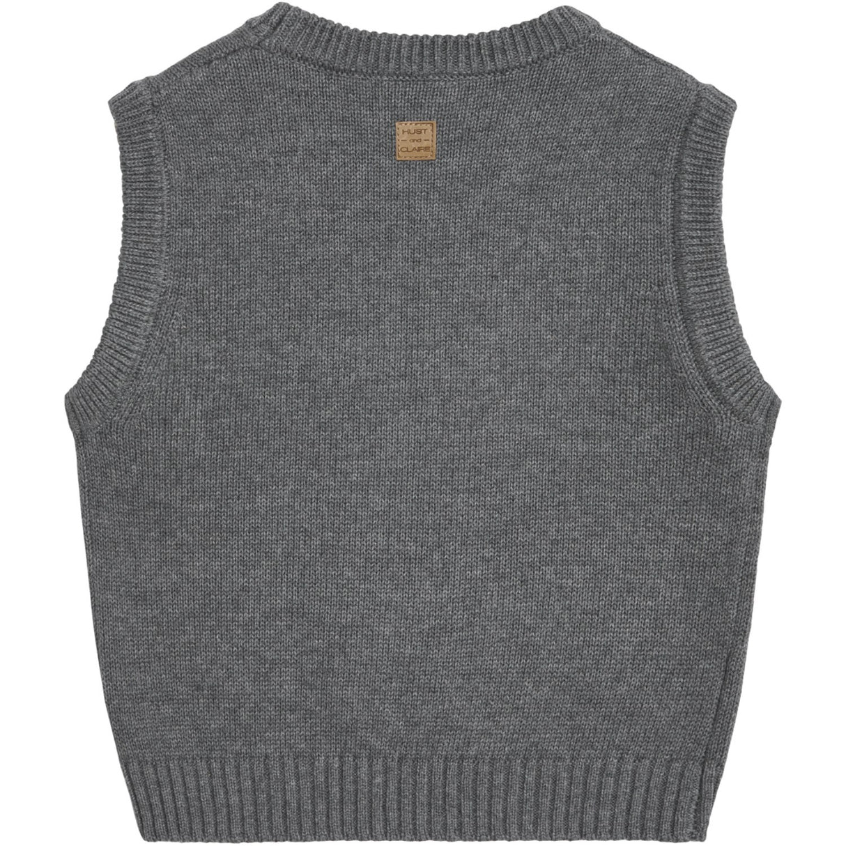 Hust & Claire Grey Mist Melange Princo Vest