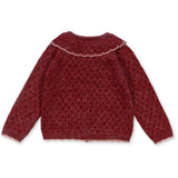 Konges Sløjd Red Dahlia Holiday Knit Cardigan