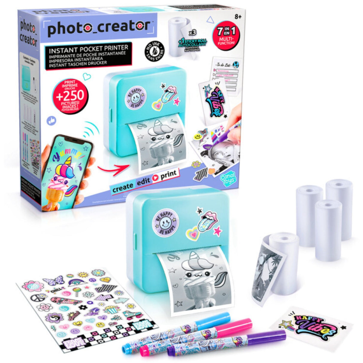 Studio Creator Photo Creator Instant Lommeprinter