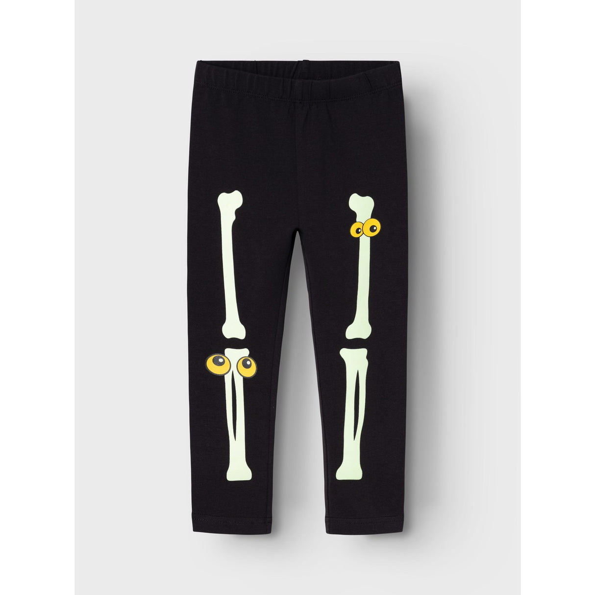 Name It Black Yellow Oween Top Sæt Skeleton