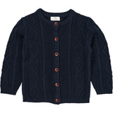 Copenhagen Colors Navy Strikket Cardigan