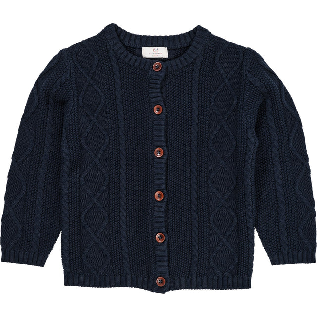 Copenhagen Colors Navy Strikket Cardigan