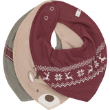 Pippi New Maroon Bandana Savlesmæk AOP 3-pak