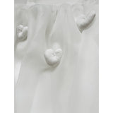 Dolly by Le Petit Tom White Dolly World Heart Balloon Organza Kjole