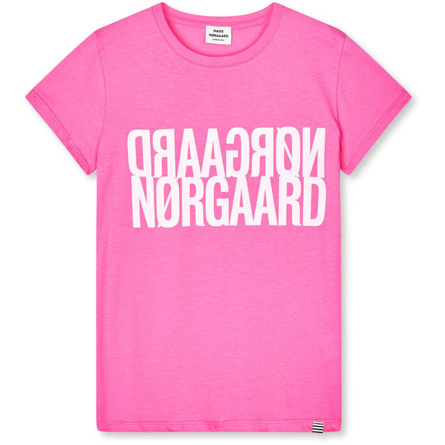 Mads Nørgaard Knockout Pink Single Organic Tuvina Tee