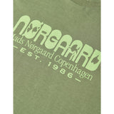 Mads Nørgaard Oil Green Printed Tee Thorlino Tee