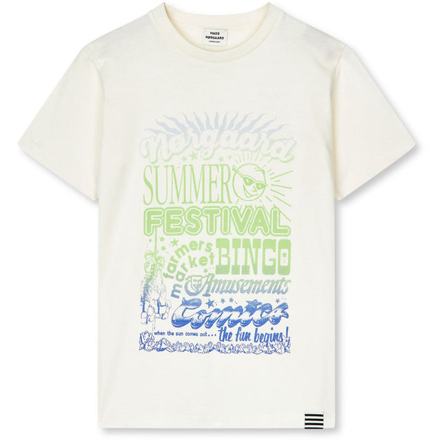 Mads Nørgaard Snow White/Festival Printed Tee Thorlino Tee