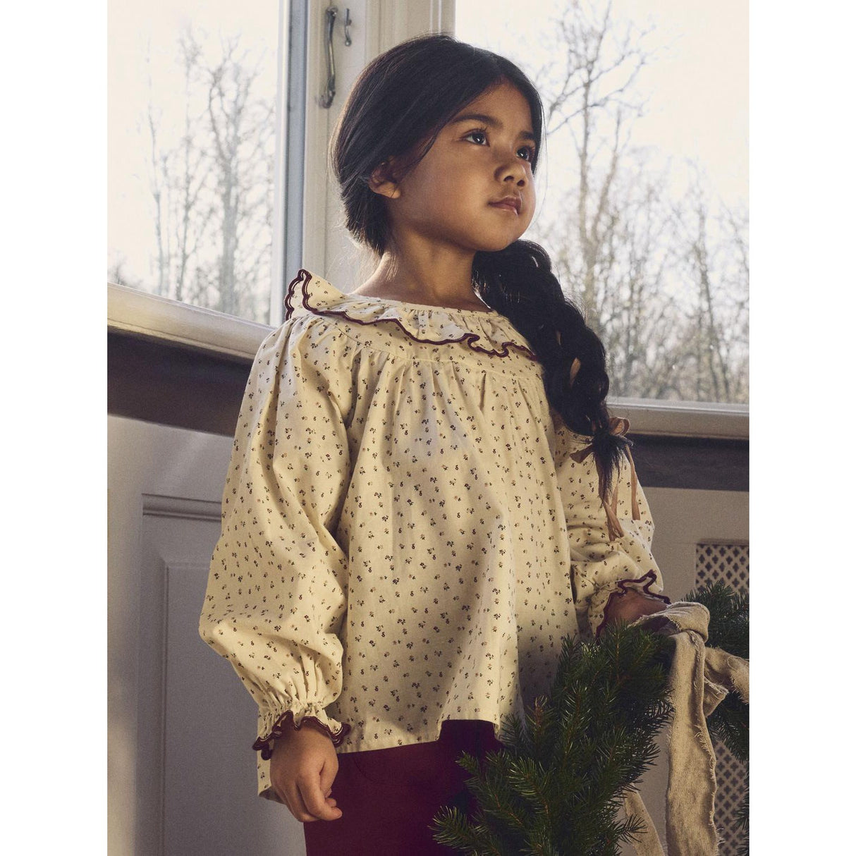 Lil'Atelier Turtledove Rasia Loose Skjorte