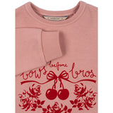 Konges Sløjd Bow Rose Loupy Lou Sweatshirt GOTS