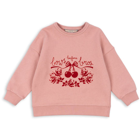 Konges Sløjd Bow Rose Loupy Lou Sweatshirt GOTS