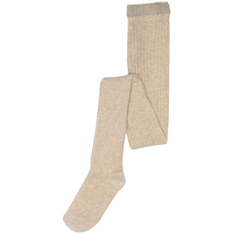Mp Danmark Beige Melange Inger strømpebukser