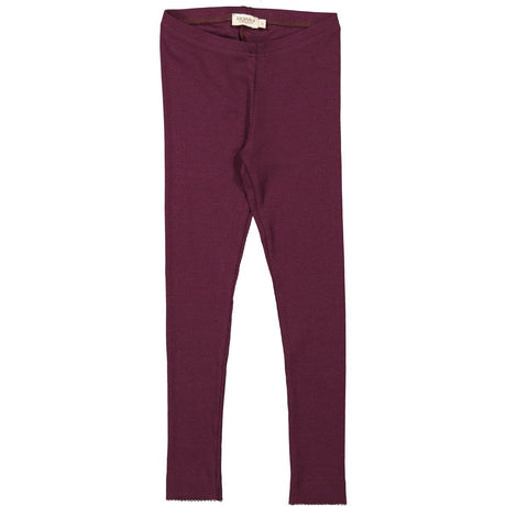 MarMar Modal Fine Rib Deep Mulberry Leg Leggings