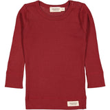 MarMar Modal Hibiscus Red Plain Bluse